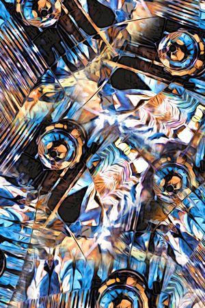 几何印花华亿平台图片