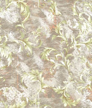 欧式卷草印花华亿平台图片