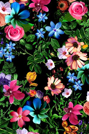 玫瑰印花华亿平台图片