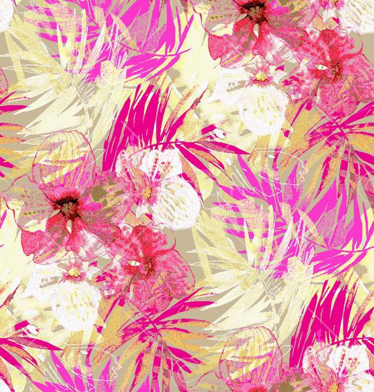 乱花印花华亿平台图片