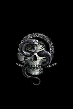 骷髅头印花华亿平台图片