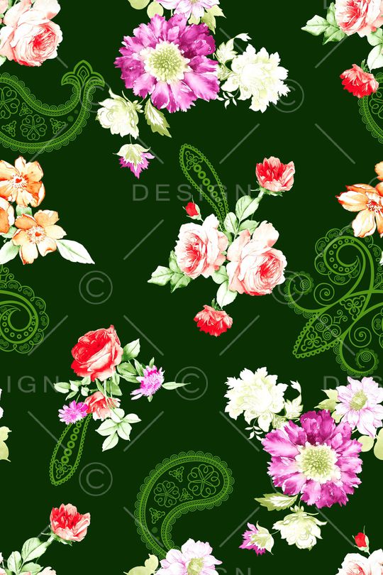 花朵印花华亿平台图片