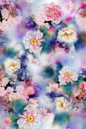 中国风印花华亿平台图片