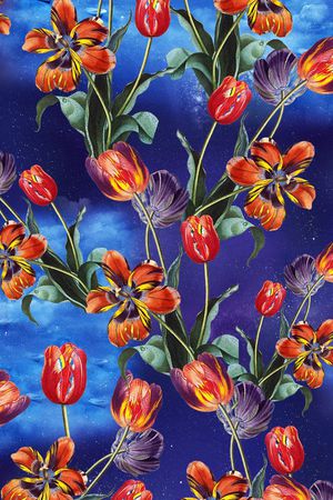 乱花印花华亿平台图片