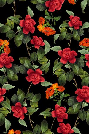 乱花印花华亿平台图片