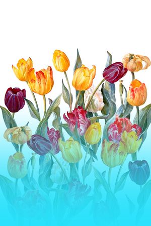 手绘印花华亿平台图片