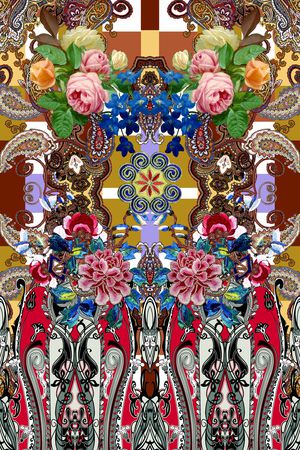 民族风印花华亿平台图片