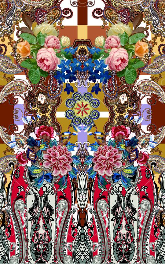 民族风印花华亿平台图片