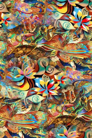 民族风印花华亿平台图片