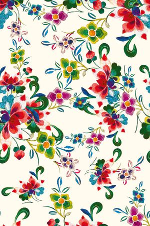 中国风印花华亿平台图片