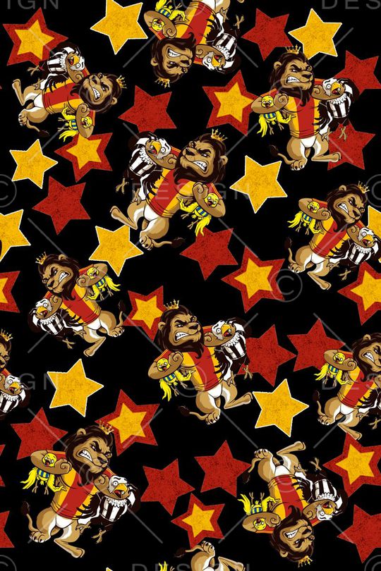 狮子印花华亿平台图片