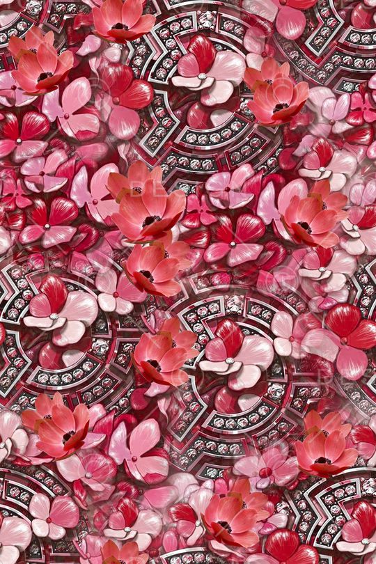 碎花印花华亿平台图片