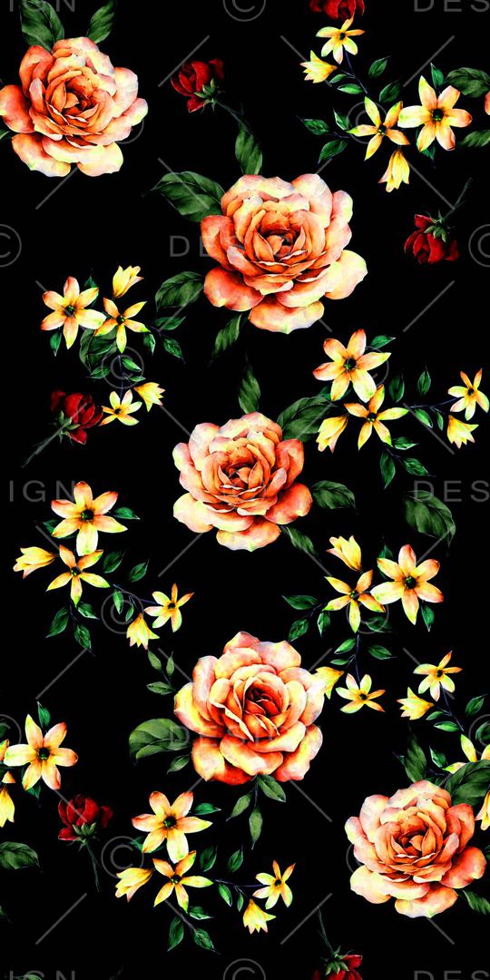 玫瑰印花华亿平台图片