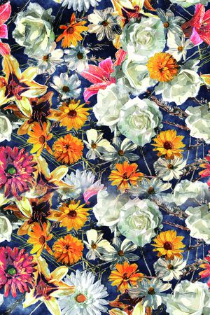 花朵印花华亿平台图片