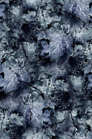 树叶纹理印花华亿平台图片