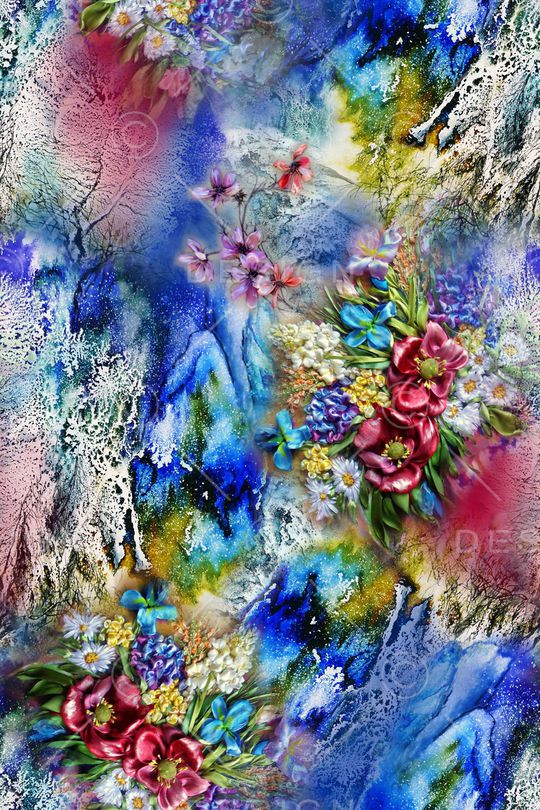 水彩印花华亿平台图片