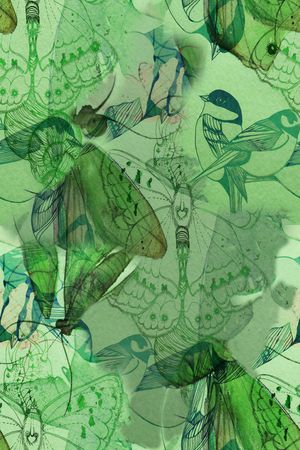 昆虫印花华亿平台图片