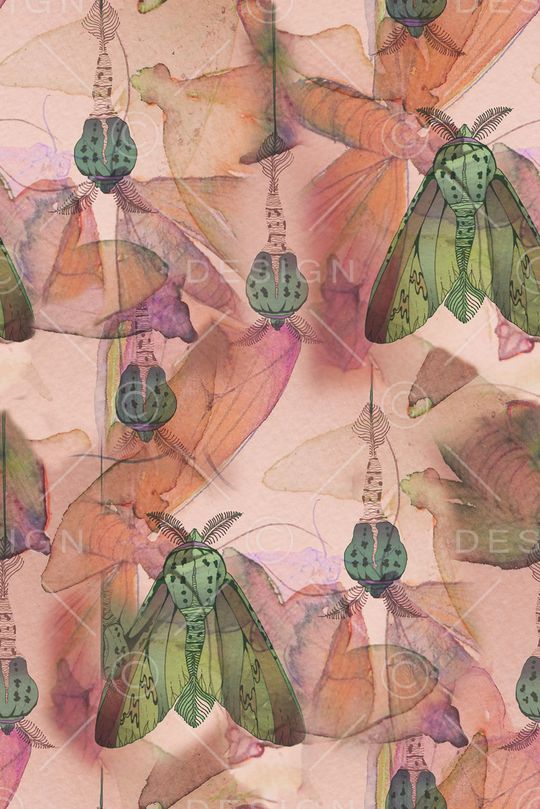 昆虫印花华亿平台图片