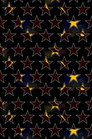 五角星印花华亿平台图片