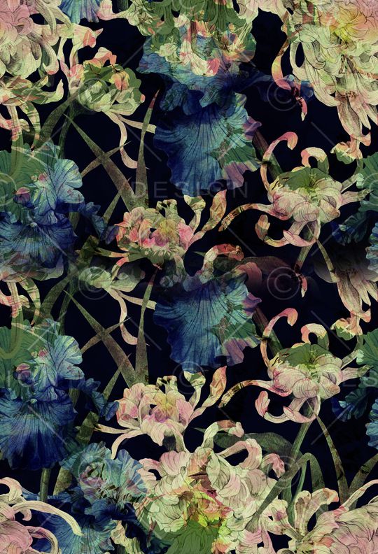 花瓣印花华亿平台图片