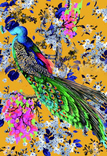 鸟印花华亿平台图片