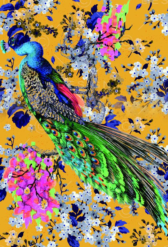 鸟印花华亿平台图片