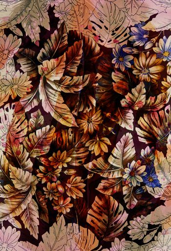 乱花印花华亿平台图片