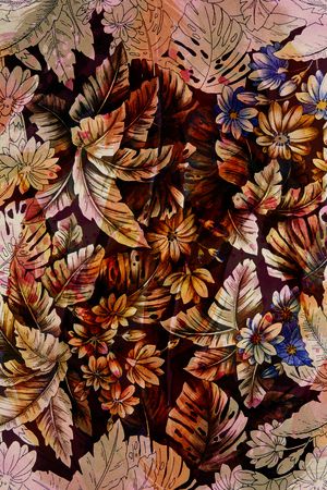 乱花印花华亿平台图片