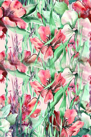 花朵印花华亿平台图片