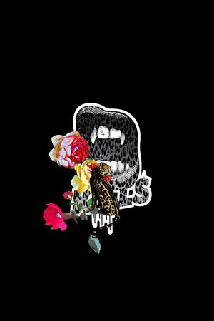 大嘴巴印花华亿平台图片