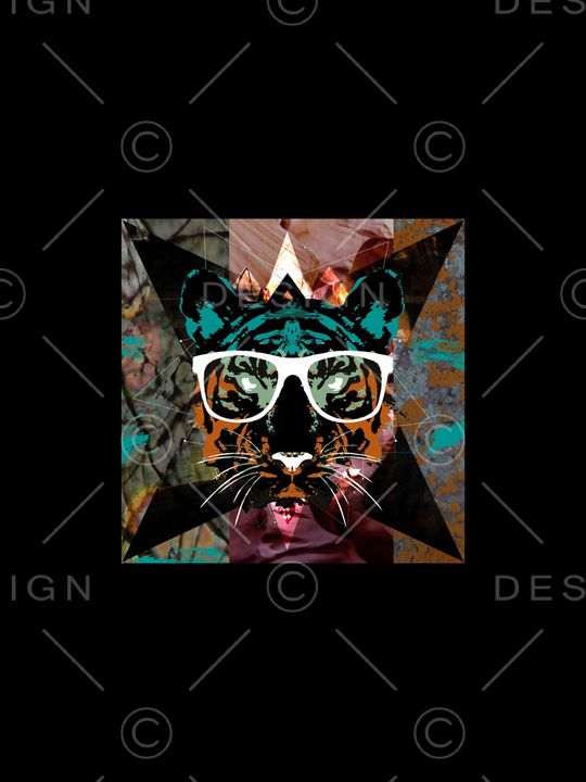 动物纹印花华亿平台图片