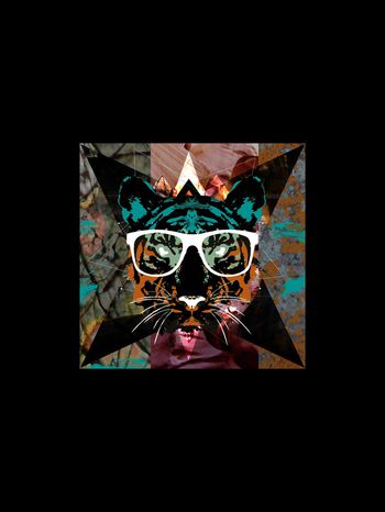 动物纹印花华亿平台图片