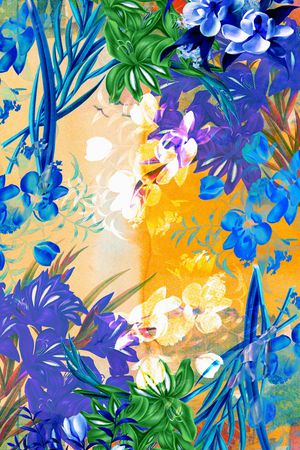 披肩长巾印花华亿平台图片