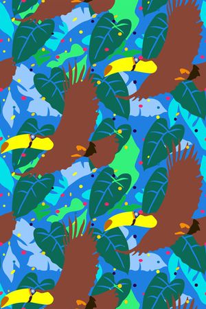 鸟印花华亿平台图片