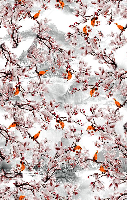 中国风印花华亿平台图片