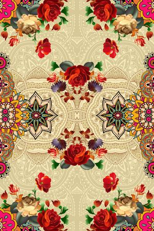 民族风印花华亿平台图片