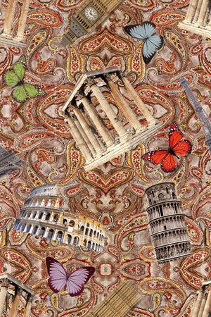 欧式宫廷风印花华亿平台图片