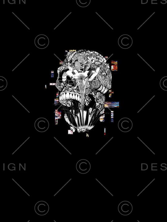 抽象手绘动物几何花卉数码印花印花华亿平台图片