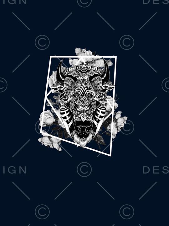 抽象手绘动物几何花卉数码印花印花华亿平台图片