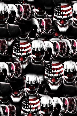 抽象手绘游戏人物数码印花印花华亿平台图片