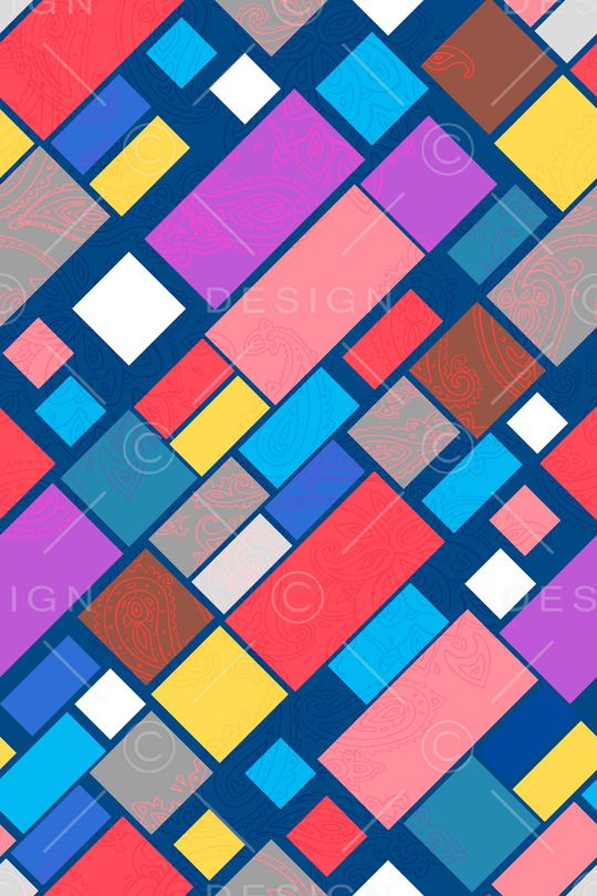 洋阳---几何印花华亿平台图片