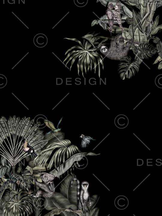 树叶印花华亿平台图片