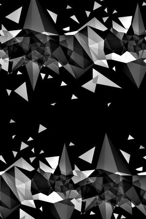 几何3D三角形印花华亿平台图片