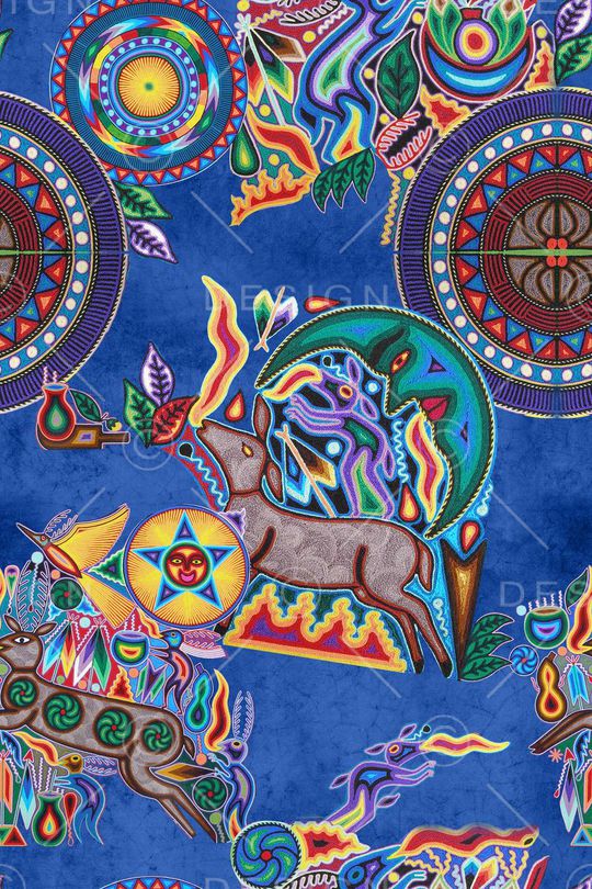 抽象印花华亿平台图片