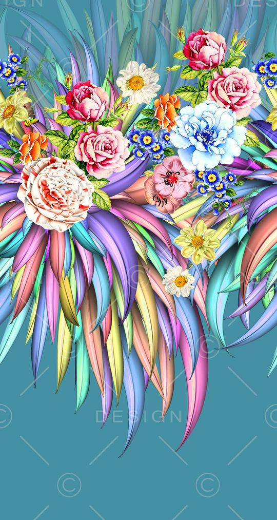 抽象印花华亿平台图片