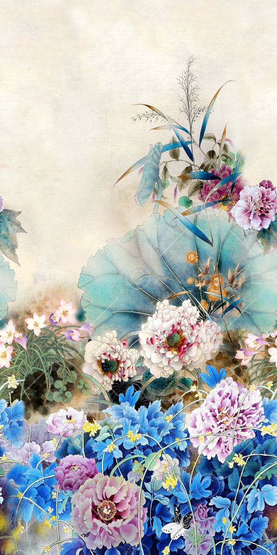 中国风印花华亿平台图片