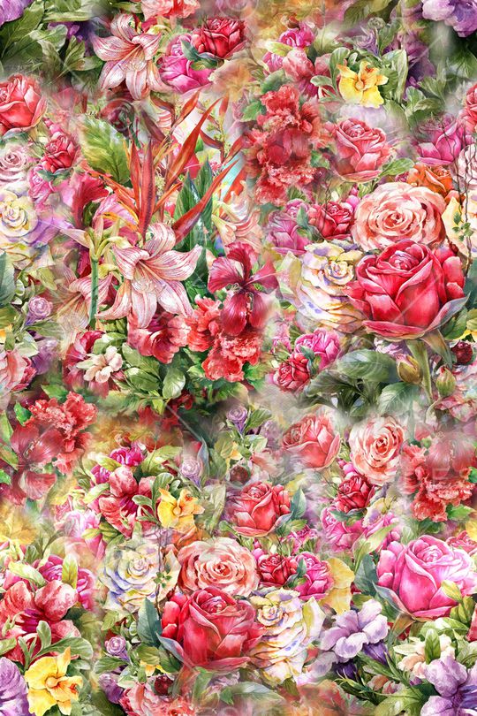 花朵印花华亿平台图片