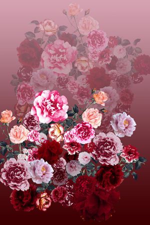 渐变印花华亿平台图片