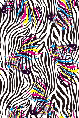 动物迷彩印花华亿平台图片