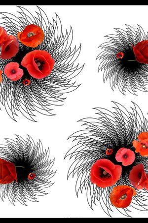 小方巾印花华亿平台图片